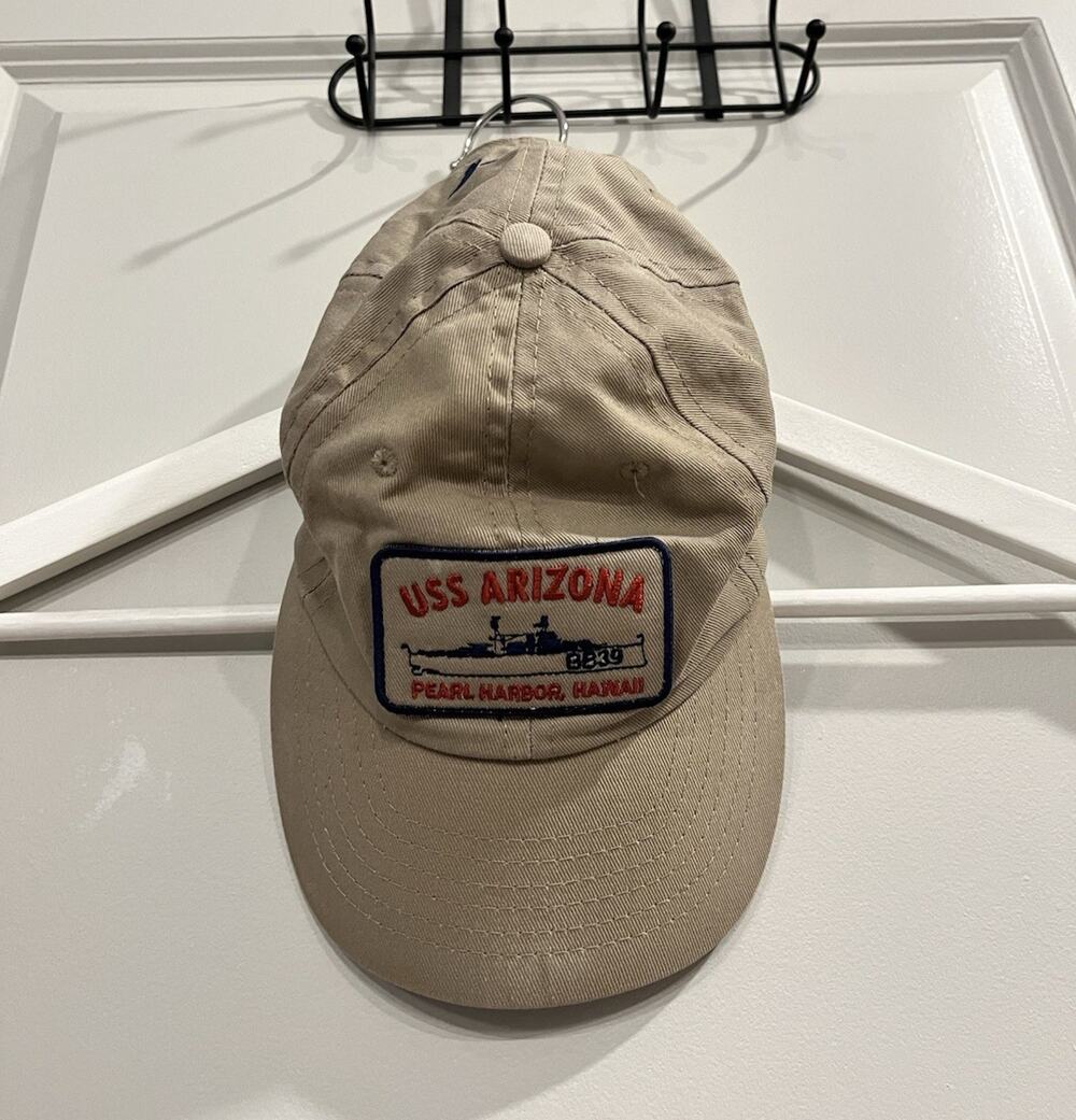 USS Arizona Pearl Harbor Hawaii Navy Militaria Collectible Adjustable Hat/Cap A2